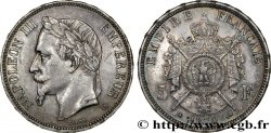 5 francs Napoléon III, tête laurée 1870 Paris F.331/16 TTB50
