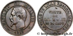 Module de dix centimes, Visite impériale à Lille les 23 et 24 septembre 1853 1853 Lille VG.3365