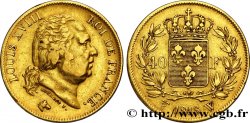 40 francs or Louis XVIII 1818 Lille F.542/8