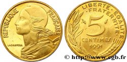 5 centimes Marianne, BE (Belle Épreuve) 1991 Pessac F.125/27 var. SPL63