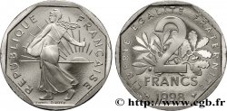 2 francs Semeuse, nickel, BE (Belle Épreuve) 1998 Pessac F.272/26 var.