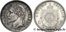 1 franc Napoléon III, tête laurée 1866 Strasbourg F.215/2