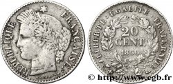 20 centimes Cérès, IIe République 1850 Strasbourg F.146/4 TB25