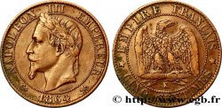 Cinq centimes Napoléon III, tête laurée 1864 Bordeaux F.117/15