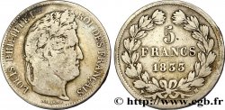 5 francs IIe type Domard 1833 Marseille F.324/24