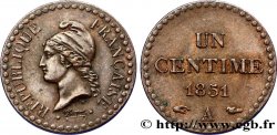 Un centime Dupré, IIe République 1851 Paris F.101/7 TTB50