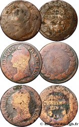 Lot de trois pièces de Cinq centimes Dupré, grand module (F.115) n.d. n.l. F.115/-