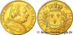 20 francs or Louis XVIII, buste habillé 1815 Paris F.517/10