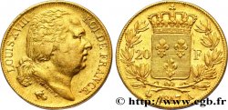 20 francs or Louis XVIII, tête nue 1817 Paris F.519/5 TTB48
