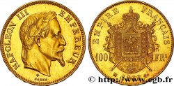 100 francs or Napoléon III, tête laurée 1869 Strasbourg F.551/13 TTB53