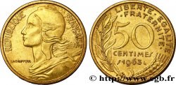 50 centimes Marianne, col à quatre plis 1963 Paris F.197/5 TTB54