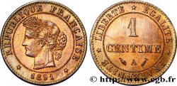 1 centime Cérès 1891 Paris F.104/18 SUP60