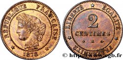 2 centimes Cérès 1878 Bordeaux F.109/4 SUP55