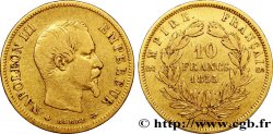 10 francs or Napoléon III, tête nue 1855 Strasbourg F.506/2