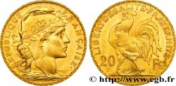 20 francs or Coq, Liberté Égalité Fraternité 1912 Paris F.535/6