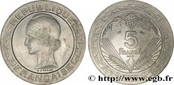 Concours de 5 francs, essai de Vézien, en nickel 1933 Paris GEM.139 1