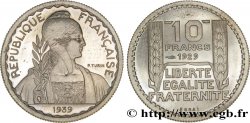 Essai hybride de 10 Francs Turin, très petit module, 20 mm, 4 g, cupro-nickel n.d. Paris GEM.174 23 SPL63