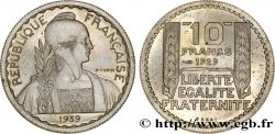 Essai hybride de 10 Francs Turin, très petit module, 20 mm, 4 g, cupro-nickel n.d. Paris GEM.174 26 SUP60