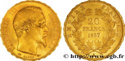 20 francs or Napoléon III, tête nue 1857 Paris F.531/12