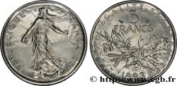 5 francs Semeuse, nickel 1993 Pessac F.341/27