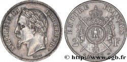 2 francs Napoléon III, tête laurée 1866 Paris F.263/2