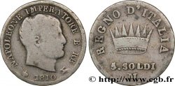 5 soldi Napoléon Empereur et Roi d’Italie 1810 Milan M.280 