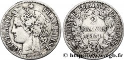 2 francs Cérès, avec légende 1871 Paris F.265/4 TTB40