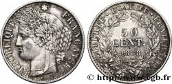 50 centimes Cérès, IIIe République 1888 Paris F.189/13