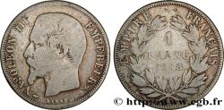 1 franc Napoléon III, tête nue  1858 Paris F.214/11