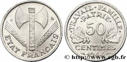 50 centimes Francisque, légère 1944 Beaumont-Le-Roger F.196/5