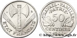 50 centimes Francisque, légère 1944 Beaumont-Le-Roger F.196/5 SUP62