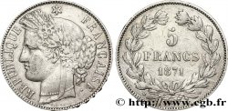 5 francs Cérès, sans légende 1871 Bordeaux F.332/8