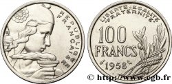 100 francs Cochet, chouette 1958  F.450/13 TTB50