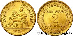 2 francs Chambres de Commerce 1921  F.267/3 SUP60