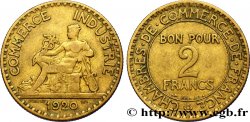 2 francs Chambres de Commerce 1920  F.267/2