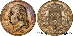 5 francs Louis XVIII, tête nue 1820 Rouen F.309/50