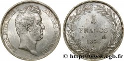 5 francs type Tiolier avec le I, tranche en creux 1830 Rouen F.315/2