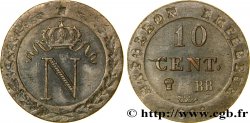 10 cent. à l N couronnée 1808 Strasbourg F.130/4