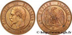 Dix centimes Napoléon III, tête nue 1855 Lille F.133/31