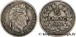 1/2 franc Louis-Philippe 1842 Lille F.182/98