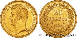 20 francs or Louis-Philippe, Tiolier, tranche inscrite en creux 1831 Paris F.524/2