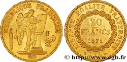 20 francs or Génie, Troisième République 1871 Paris F.533/1