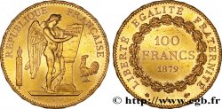 100 francs or Génie, tranche inscrite en relief Dieu protège la France 1879 Paris F.552/2 TTB+