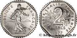 Pré-série de 2 francs Semeuse, nickel, sans le mot essai 1977 Pessac F.272/1