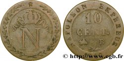 10 cent. à l N couronnée 1810 Rouen F.130/20