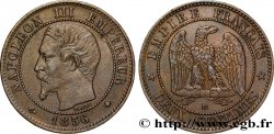 Deux centimes Napoléon III, tête nue 1856 Strasbourg F.107/40