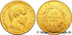 10 francs or Napoléon III, tête nue, grand module 1859 Paris F.506/7