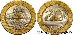 20 francs Mont Saint-Michel 1993 Pessac F.403/7 SUP60