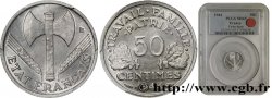 50 centimes Francisque, légère 1944 F.196/4