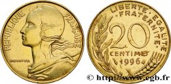 20 centimes Marianne, frappe médaille 1996 Pessac F.156/40 var.